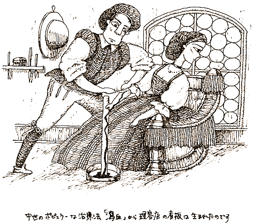 Crappy drawing of bloodletting